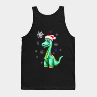 Dinosaur Merry Christmas! Tank Top